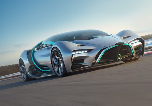 Этот спортивный автомобиль с нулевым уровнем выбросов развивает скорость до 350 км/ч!